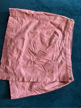 Pink faux leather Mini Skirt